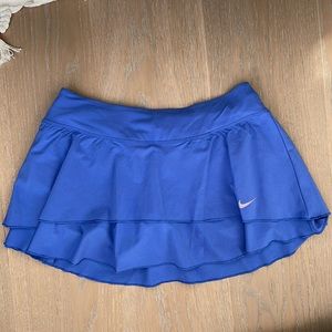 Blue Nike Tennis Skirt